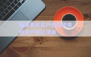 新安縣宏實產(chǎn)業(yè)投資債權(quán)資產(chǎn)轉(zhuǎn)讓項目